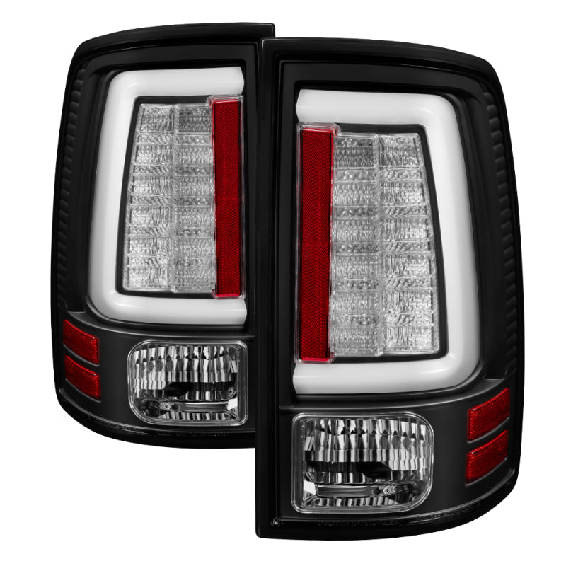 Feux arrière à DEL pour Dodge Ram 1500 Spyder 09-16 - Noir ALT-YD-DRAM09V2-LED-BK