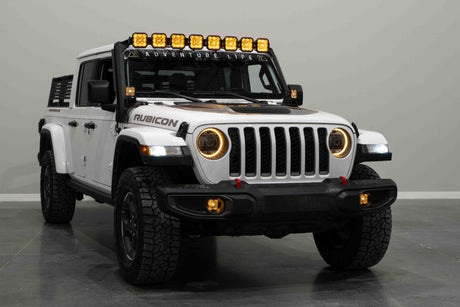 Kit de barre lumineuse combinée blanche pour pare-brise Jeep JL SS5 Pro CrossLink de Diode Dynamics