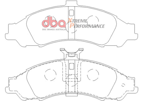 Plaquettes de frein avant DBA 04 Pontiac GTO XP650