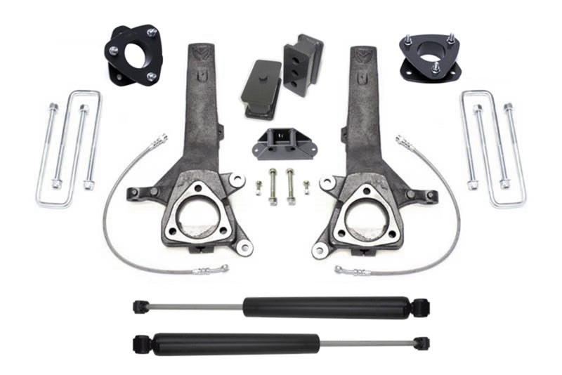 Kit de levage de broche MaxPro MaxTrac 04-18 Nissan Titan 2WD 6,5 po/4 po avec amortisseurs MaxTrac