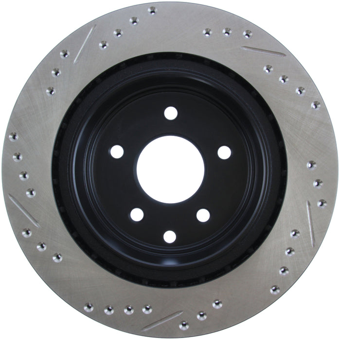 Rotor arrière gauche fendu et percé StopTech 06-07 350Z / 05-07 G35 / 06-07 G35X SportStop