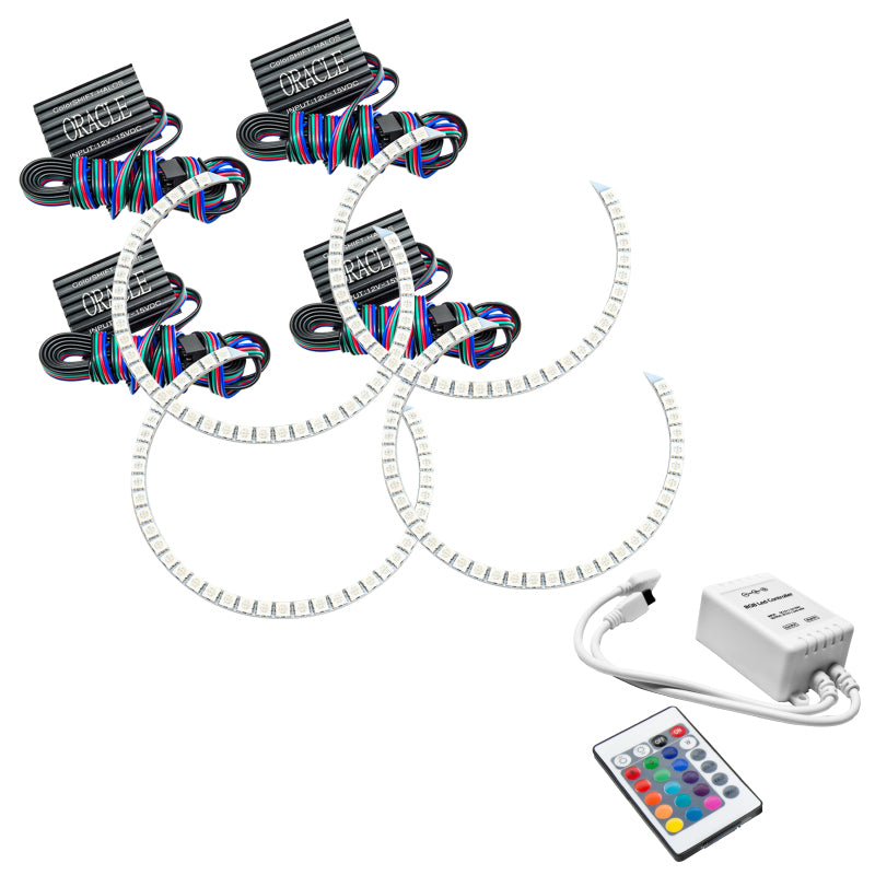 Kit Halo Oracle Jeep Grand Cherokee 11-13 - ColorSHIFT avec contrôleur simple VOIR LA GARANTIE