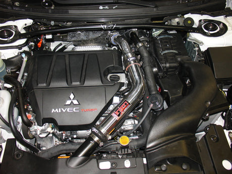 Kit de tuyaux de refroidisseur intermédiaire supérieur poli Injen 2009 Lancer Ralliart 2.0L Turbo