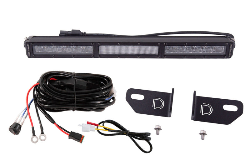 Kit de barre lumineuse à LED Diode Dynamics 19-21 Ford Ranger SS18 - Combo blanc