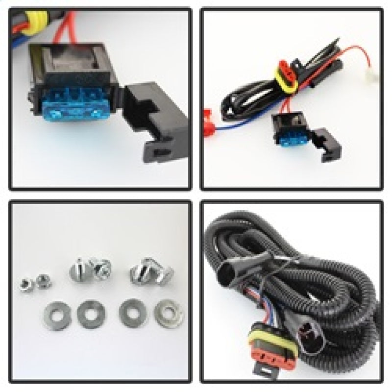 Feux de jour à LED Spyder Toyota Tundra 07-13 sans interrupteur non peints FL-DRL-TTU07-PB