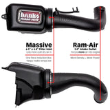 Système d'admission d'air Ram-Air pour Jeep 2.0L Turbo Wrangler (JL) 18-21 de Banks Power