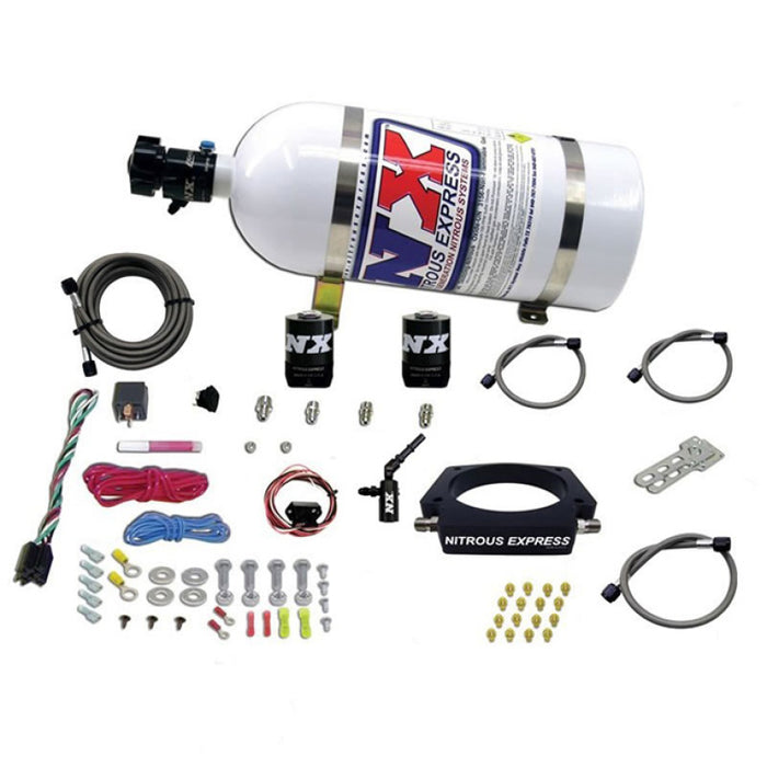 Kit de plaque nitreuse Nitrous Express 2014+ Chevrolet Corvette C7 (50-300 CV) avec bouteille de 10 lb