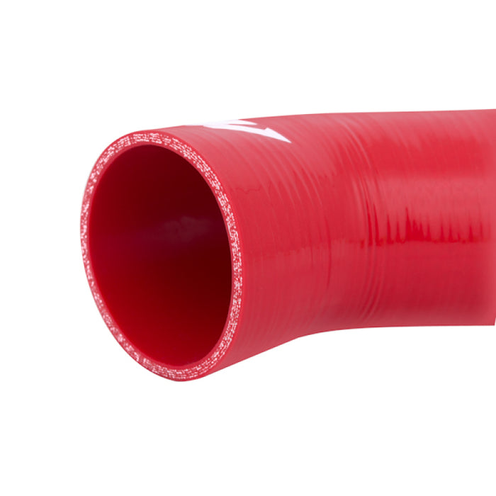 Tuyau de boîte à air en silicone Mishimoto 01-07 Subaru WRX 76 mm - Rouge