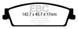 Plaquettes de frein arrière extra-robustes EBC 15+ Gmc Yukon XL / Denali XL 1500