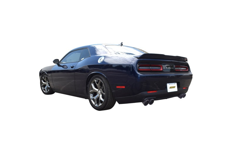 Échappement double Cat-Back de 2,5 pouces pour Dodge Challenger R/T 5,7 L de Gibson 15-16 - Black Elite (céramique)