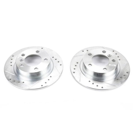 Disques de frein arrière Power Stop 11-16 Mini Cooper Countryman Evolution percés et fendus - Paire