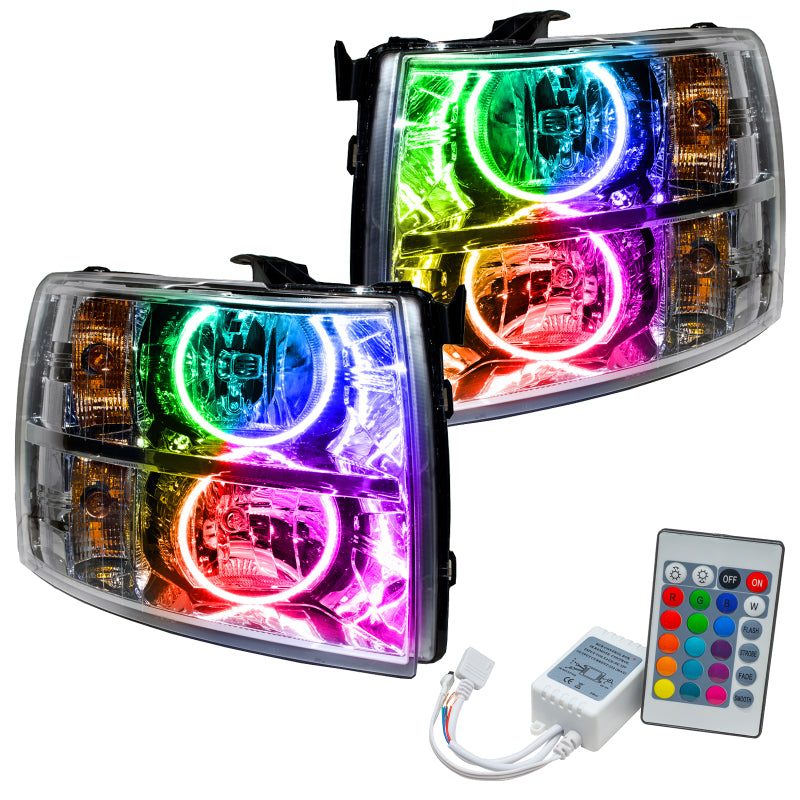 Oracle 07-13 Chevrolet Silverado SMD HL - Style rond - ColorSHIFT avec contrôleur simple VOIR LA GARANTIE