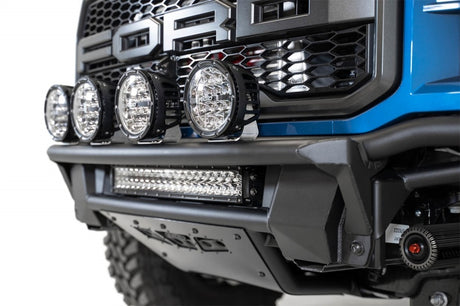Pare-chocs avant boulonné Addictive Desert Designs 17-20 Ford Raptor Pro - Noir martelé