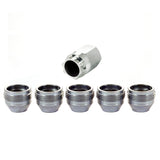 Jeu d'écrous de blocage de roue McGard - 5 pk. (sous le capuchon de moyeu / siège conique) M14X.5 / 22 mm Hex / 0,893 po L. - Argent