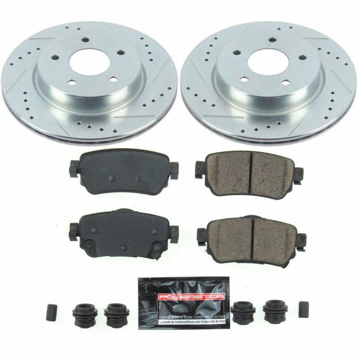 Power Stop 18-19 Nissan Leaf Rear Z23 Evolution Sport Brake Kit