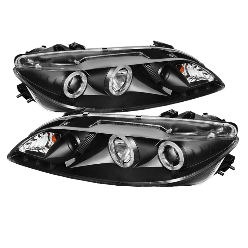 Spyder Mazda 6 03-05 avec phares antibrouillard projecteurs LED Halo DRL Blk PRO-YD-M603-FOG-DRL-BK