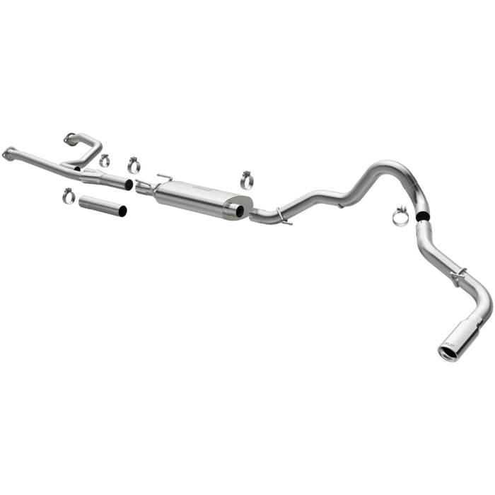 MagnaFlow 22+ Toyota Tundra Street Series 3in Single Straight Driver Side Rear Cat-Back Exhaust