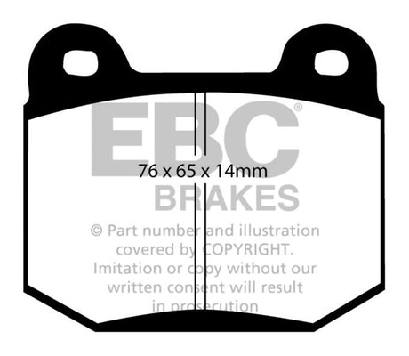 Plaquettes de frein arrière Bluestuff EBC 03-04 Infiniti G35 3.5 (Manuelle) (Brembo)