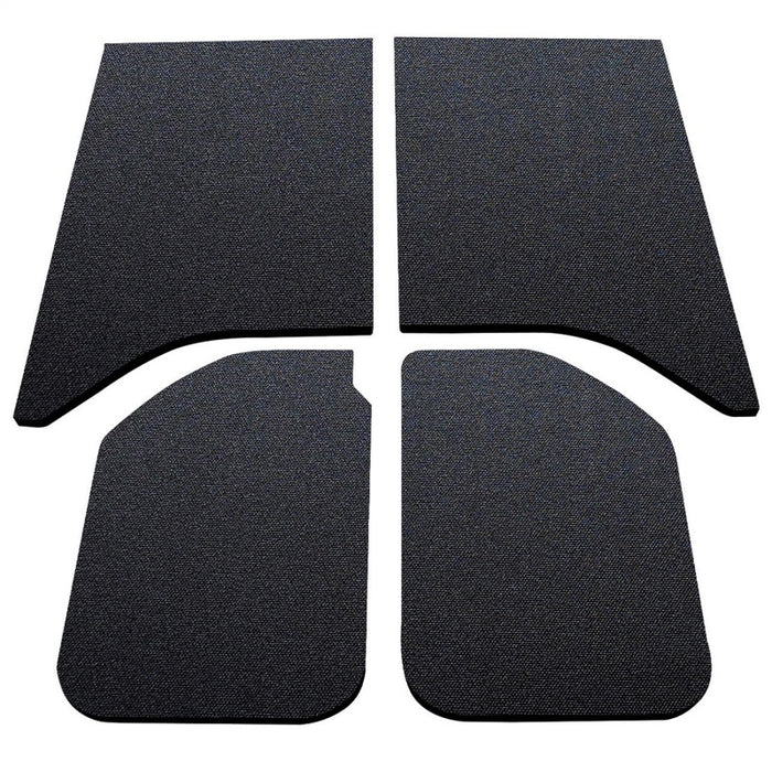 Tapis de protection pour toit de Jeep Wrangler JK 2 portes DEI 11-18 - 4 pièces - Noir