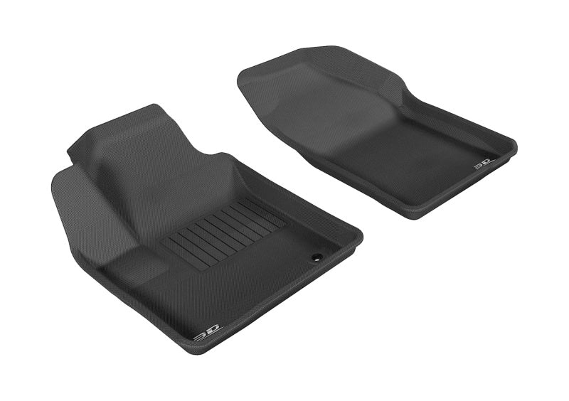 Tapis de sol 3D MAXpider 2007-2010 Chrysler Sebring Sedan Kagu 1ère rangée - Noir