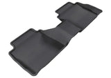 3D MAXpider 2013-2020 Ford/Lincoln Fusion/MKZ Kagu 2nd Row Floormats - Black 3D MAXpider