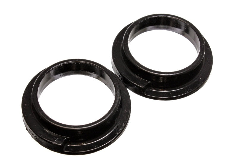 Isolateurs à ressort hélicoïdal universels Energy Suspension 3 po ID 4 5/16 po OD 1 1/8 po H noirs (2 par ensemble)
