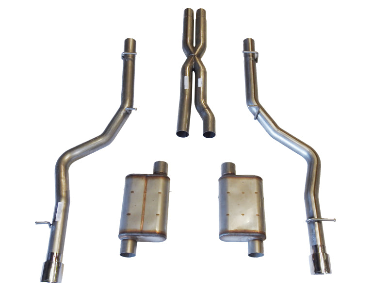 JBA 05-10 Chrysler/Dodge Cars 6.1L 409SS Double sortie arrière Cat-Back Exhaust