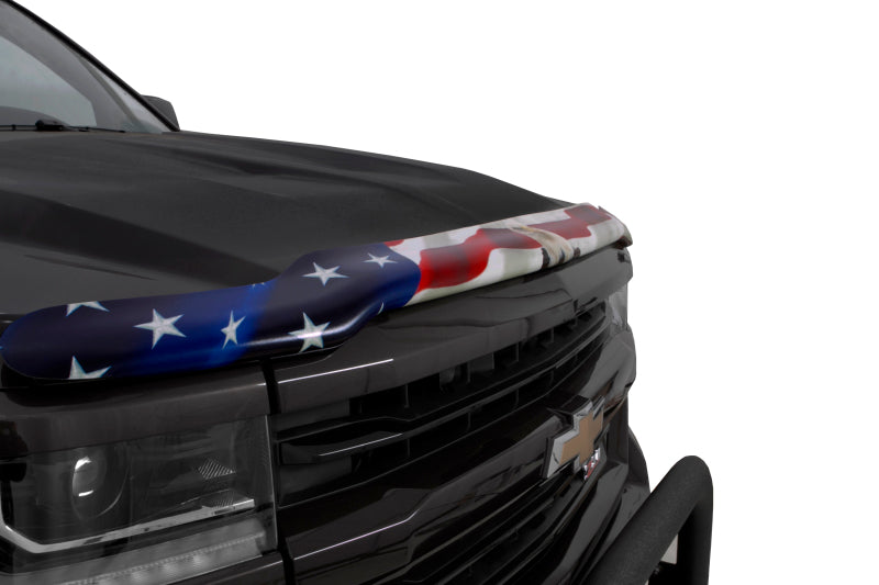 Protecteur de capot Premium Vigilante pour GMC Canyon Stampede 2015-2019 - Drapeau