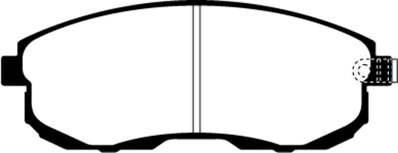 Plaquettes de frein avant EBC 02-03 Infiniti G20 2.0 Yellowstuff