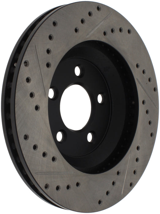 Rotor avant gauche rainuré et percé StopTech pour Ford Mustang GT 05-10