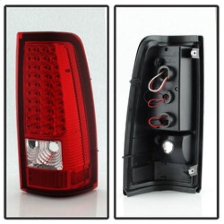 Feux arrière à LED Xtune Chevy Silverado 1500/2500/3500 03-06 Rouge clair ALT-ON-CS03-LED-RC