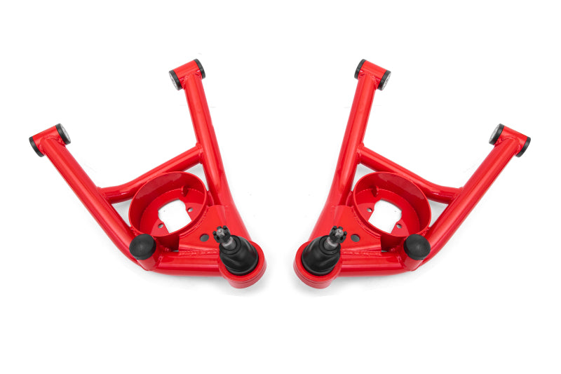 BMR 64-72 A-Body Non-Adj Lower A-Arms - Red BMR Suspension