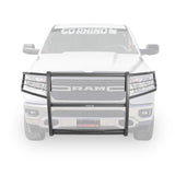 Go Rhino 19-24 Ram 1500 3100 Series StepGuard Center Grille + Brush Guards - Tex. Black
