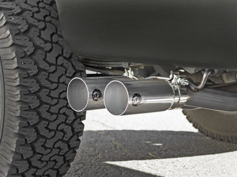 Échappements aFe Rebel 3 pouces SS Cat-Back 09-14 Ford F-150 4,6/5,0/5,4 L avec embouts polis