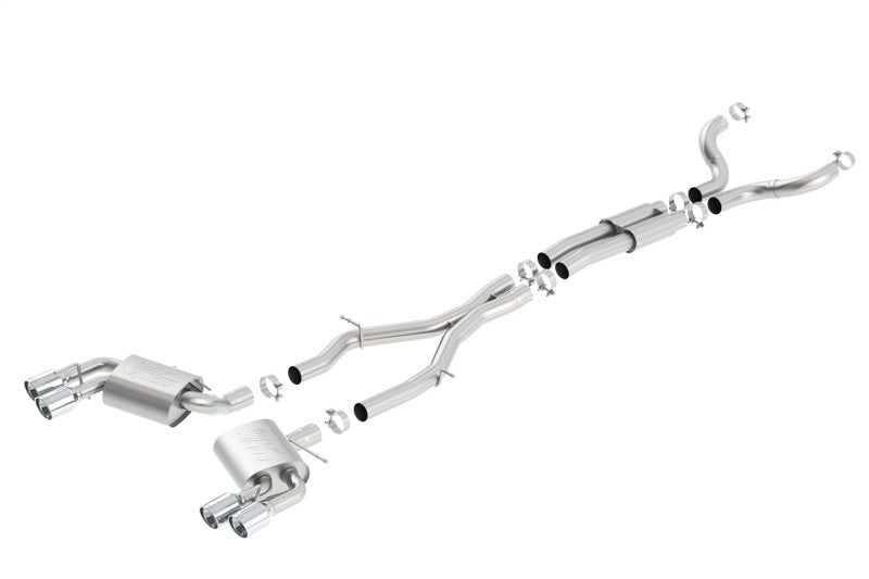 Borla Chevy 16-17 Camaro 6.2L ATAK Catback avec double embout (NPP) Sortie arrière double divisée