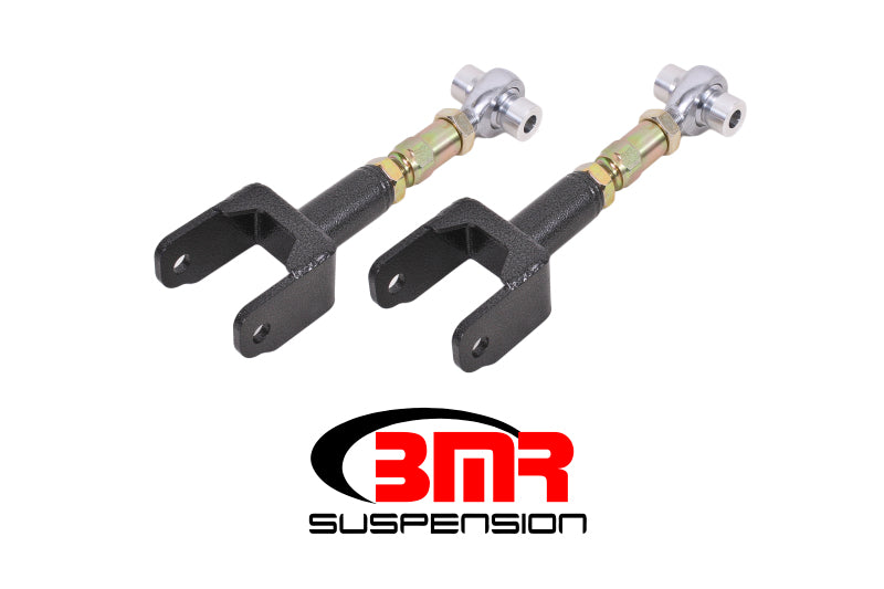 Bras de suspension supérieurs BMR 68-72 A-Body, embouts de tige réglables sur véhicule - Noir martelé