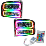 Oracle 05 Ford Excursion SMD HL - Chrome - ColorSHIFT avec contrôleur simple VOIR LA GARANTIE