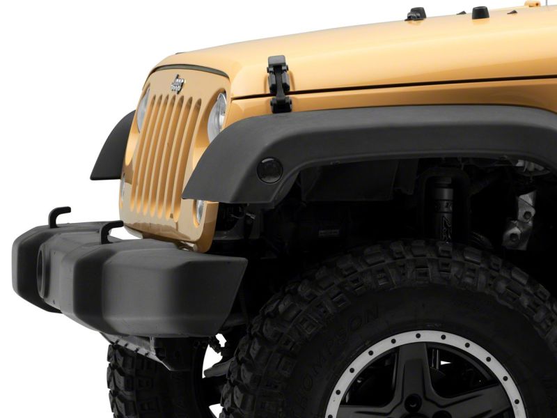 Feux de position latéraux à LED blancs Raxiom 07-18 Jeep Wrangler JK Axial Series - Fumés