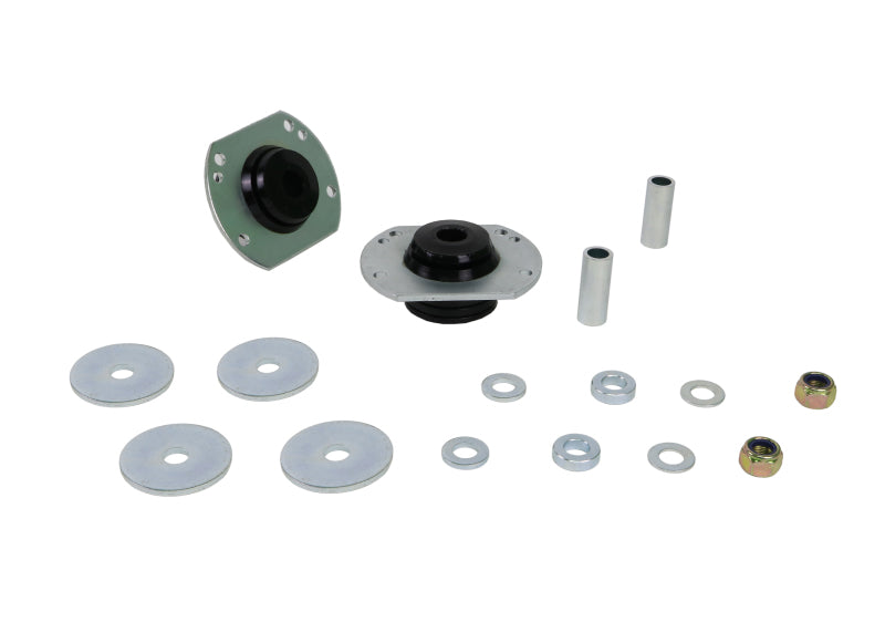 Kit de roulettes réglables Whiteline Plus 10/02-8/06 Pontiac GTO 8 cylindres avec tige de rayon avant et cale