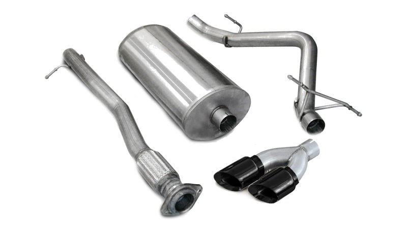 Corsa 07-08 Chevrolet Silverado Crew Cab/Short Bed 1500 5.3L V8 Black Sport Cat-Back Exhaust