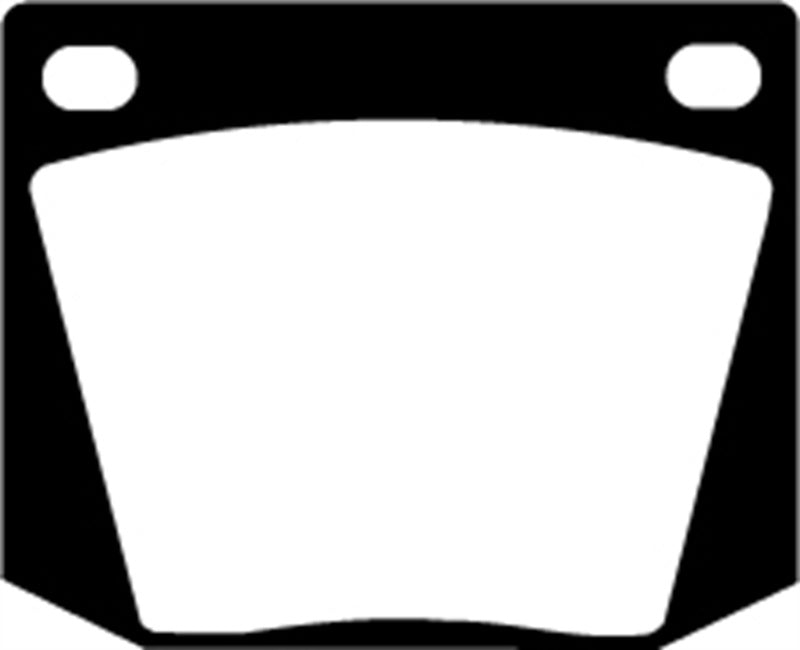 Plaquettes de frein avant EBC 63-69 Ac Cobra 4.7 Redstuff