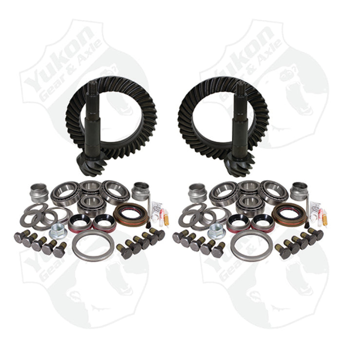 Kit d'installation et d'engrenage Yukon pour Jeep TJ Rubicon - Rapport de transmission 4,88