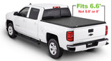 Couvre-caisse pliable en trois parties Tonno Pro 14-19 pour Chevy Silverado 1500 6,6 pi Fleetside Tonno