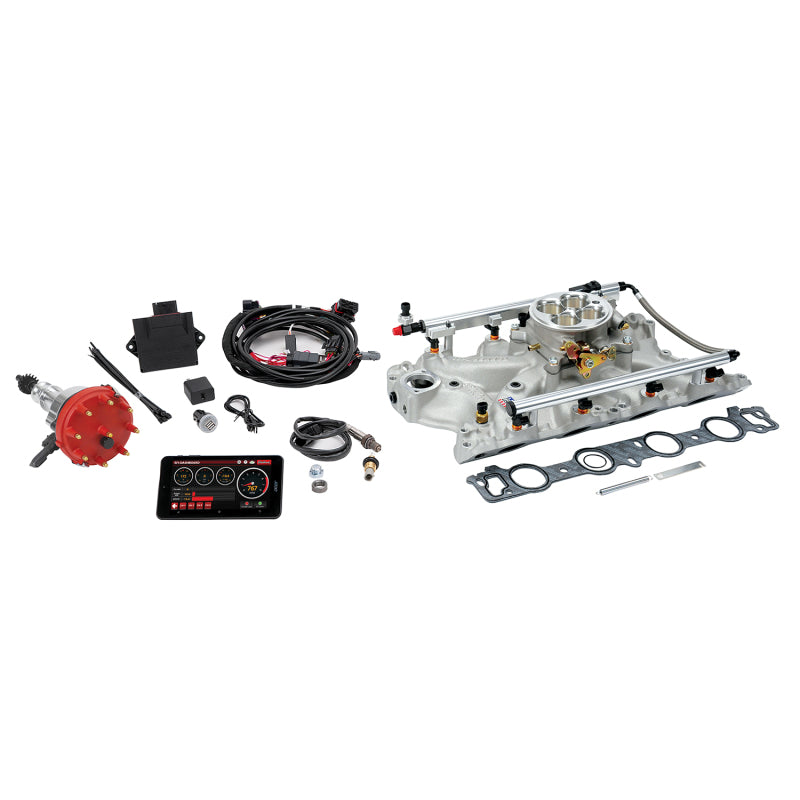 Edelbrock Pro Flo 4 Fuel Injection Kit Seq Port BBF 429/460 68-87 625 Max HP 35 LbHr Injectors Satin