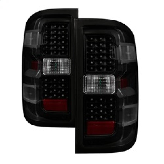 Feux arrière à DEL xTune Chevy 1500 14-16 / Silverado 2500HD/3500HD - Noir fumé ALT-JH-CS14-LED-BSM