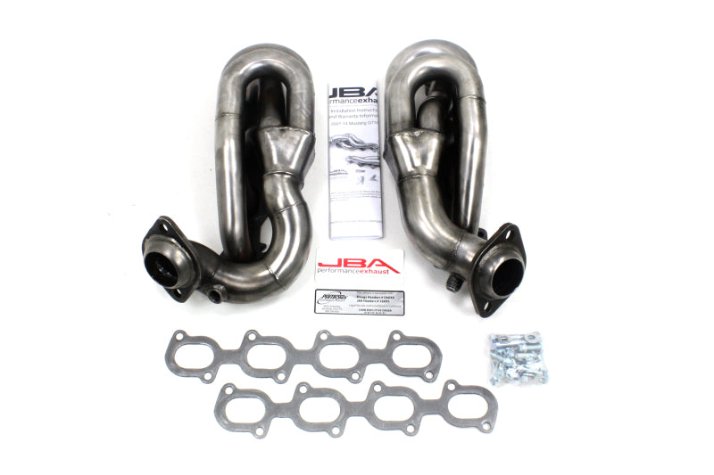 Collecteur d'échappement JBA 07-14 Ford GT500 5,4/5,8 L 4 soupapes 1-5/8 po primaire brut 409SS Cat4Ward