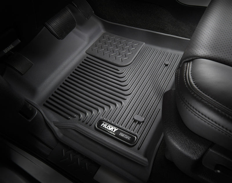 Revêtements de sol noirs Husky Liners 16-17 Mazda CX-9 X-Act Contour (2e siège)