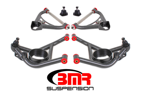 BMR 70-81 2nd Gen F-Body Upper And Lower A-Arm Kit - Black Hammertone BMR Suspension