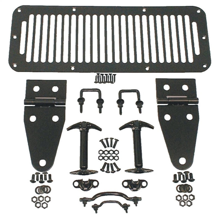 Kit de capot noir pour Jeep CJ / Jeep Wrangler Rugged Ridge 78-95