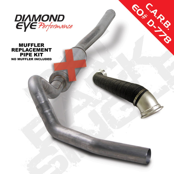 KIT Diamond Eye 4 po CB MRP SGL avec TDP SS 06-07 Chevy/GMC 6,6 L Duramax 2500/3500